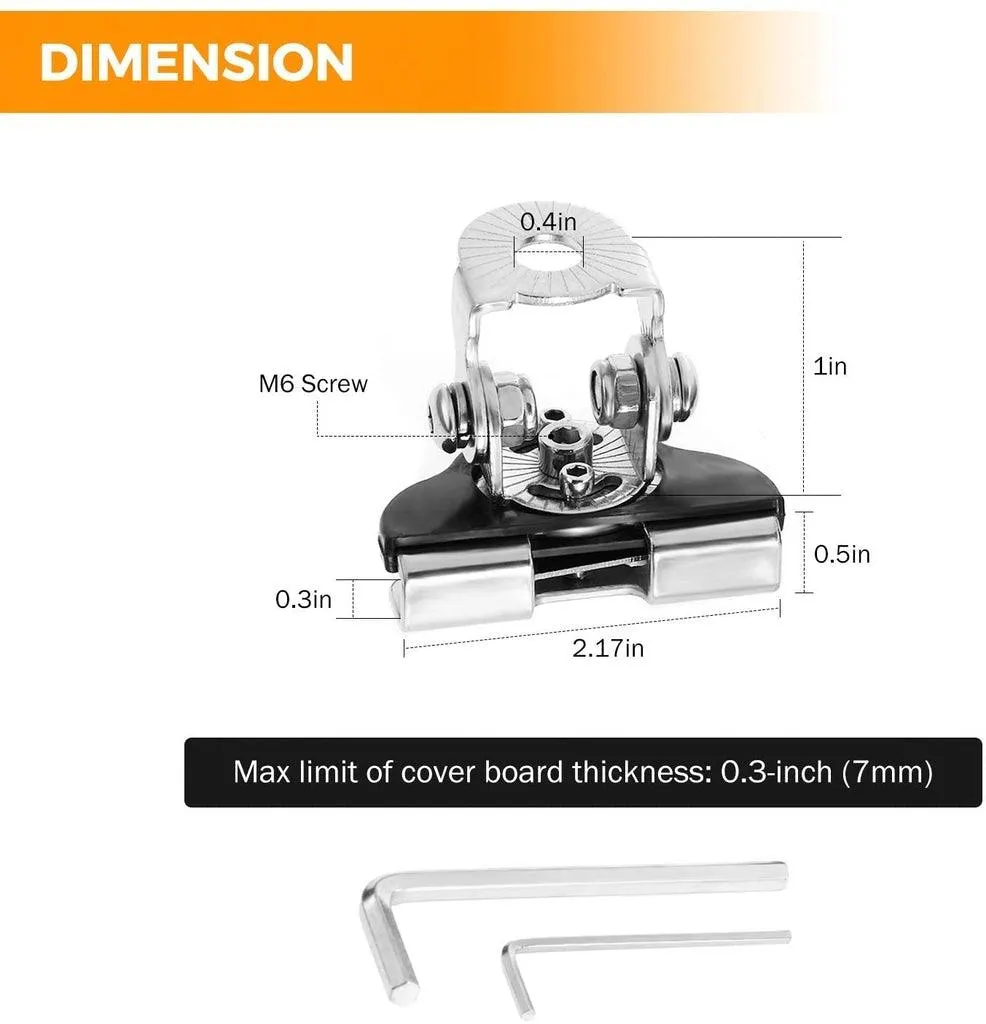 3 Inch 40W Spot/Flood Beam LED Pods Light   Universal LED Working Lights Mounting Brackets