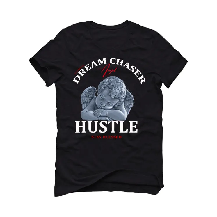 Air Jordan 8 “Playoffs” Black T-Shirt (Dream Chaser Angel)