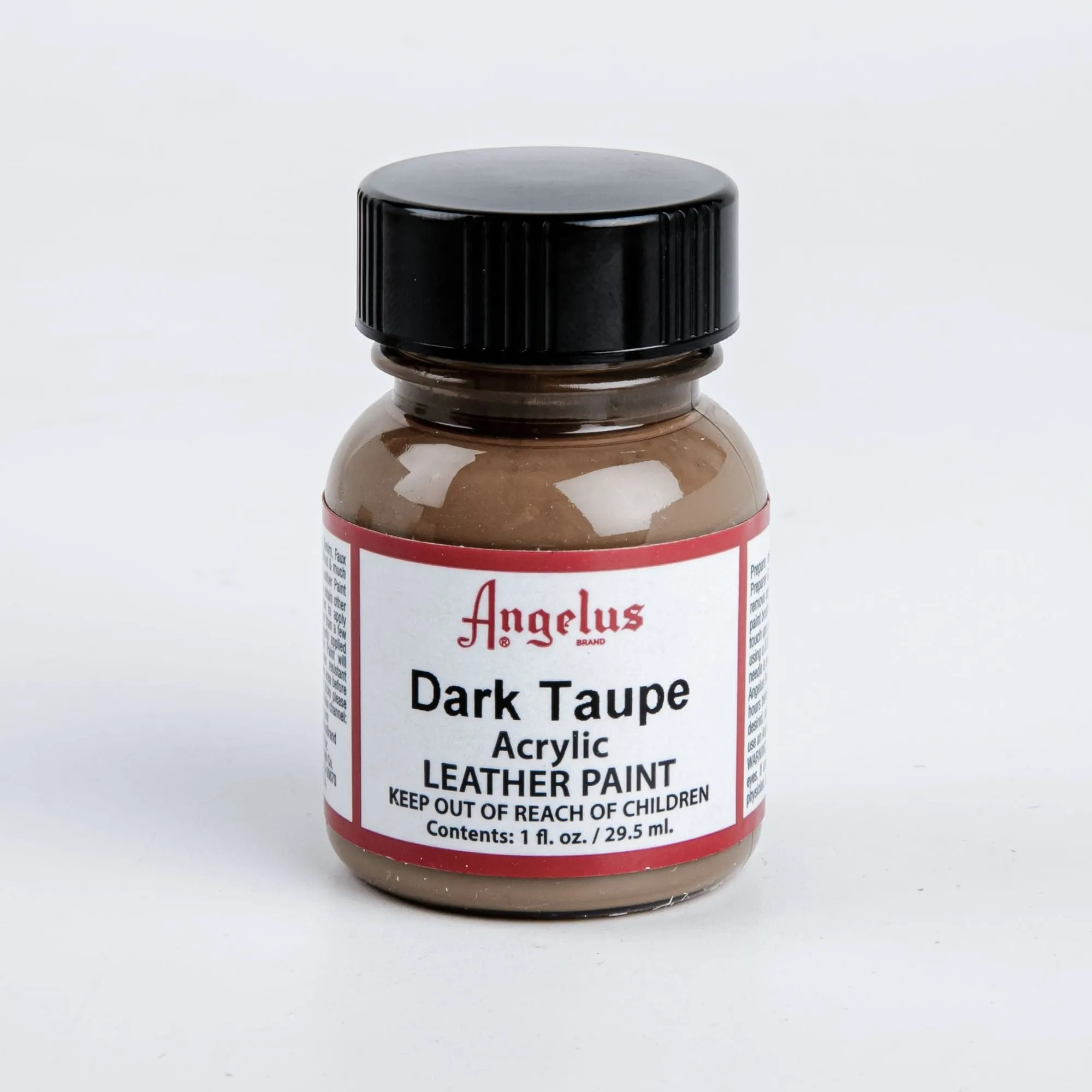 Angelus Acrylic Paint Dark Taupe #168 29Ml Use On Leather, Vinyl Or Fabric