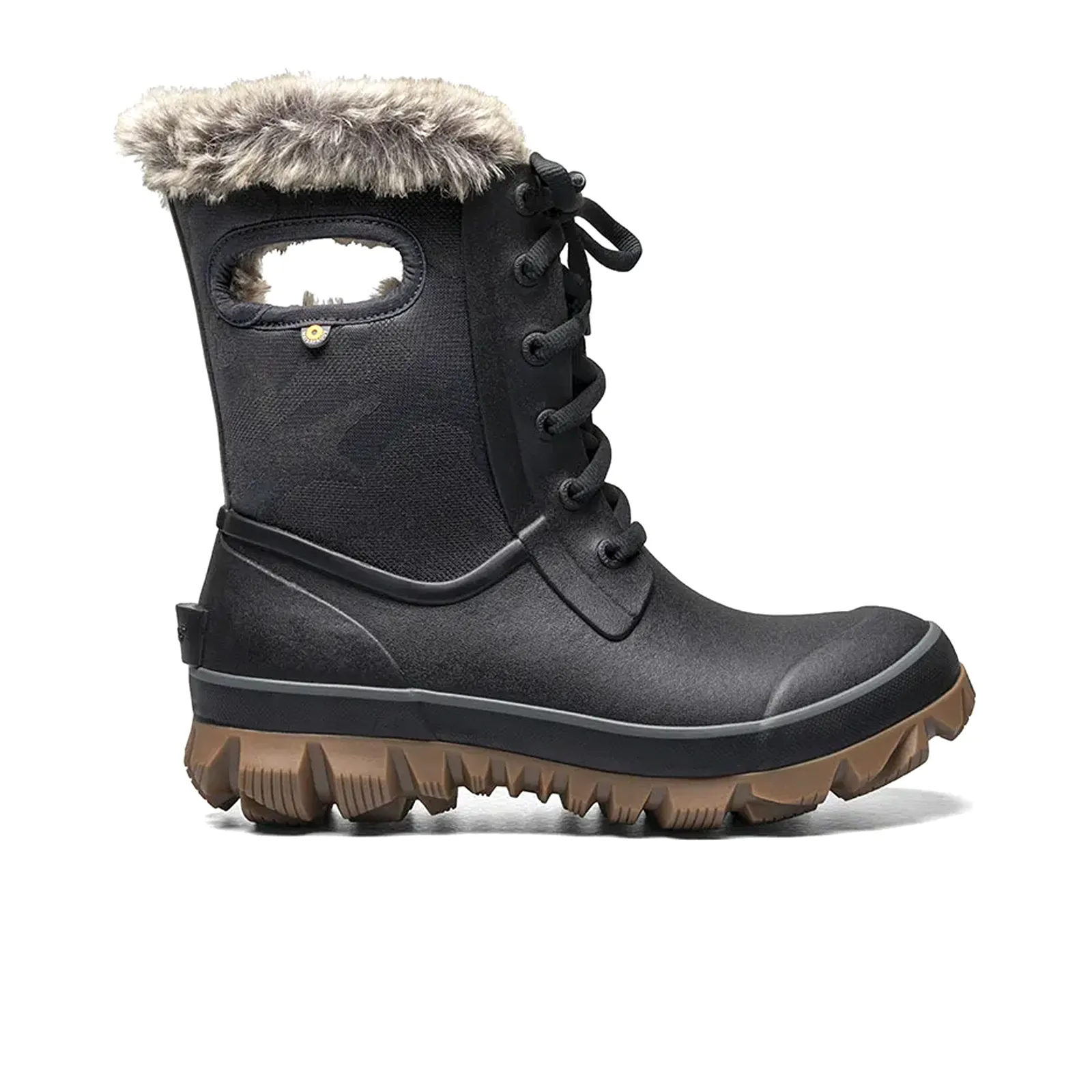 Bogs Arcata Tonal Camo Waterproof Winter Boot (Women) - Black