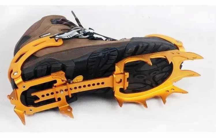 BRS-S3 14 Teeth Claws Snow Crampons Special Al-Alloy Ice Gripper Outdoor Climbing Mountaineering Equipment Non-Slip Crampons