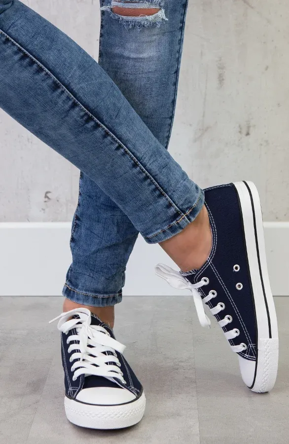 Canvas Sneakers Marine