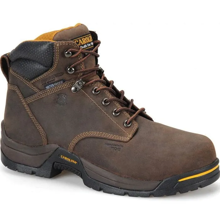 Carolina Men's Bruno Lo 6" Comp Toe WP Insulated Work Boot -Brown- CA5521