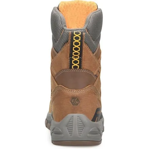 Carolina Men’s Duke Carbon 8" WP Comp Toe  Work Boot -Brown- CA5543