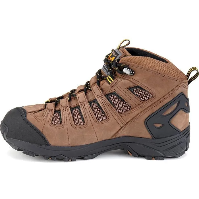 Carolina Men's Quad 5" Carbon Comp Toe WP Hiker Work Boot -Brown- CA4525