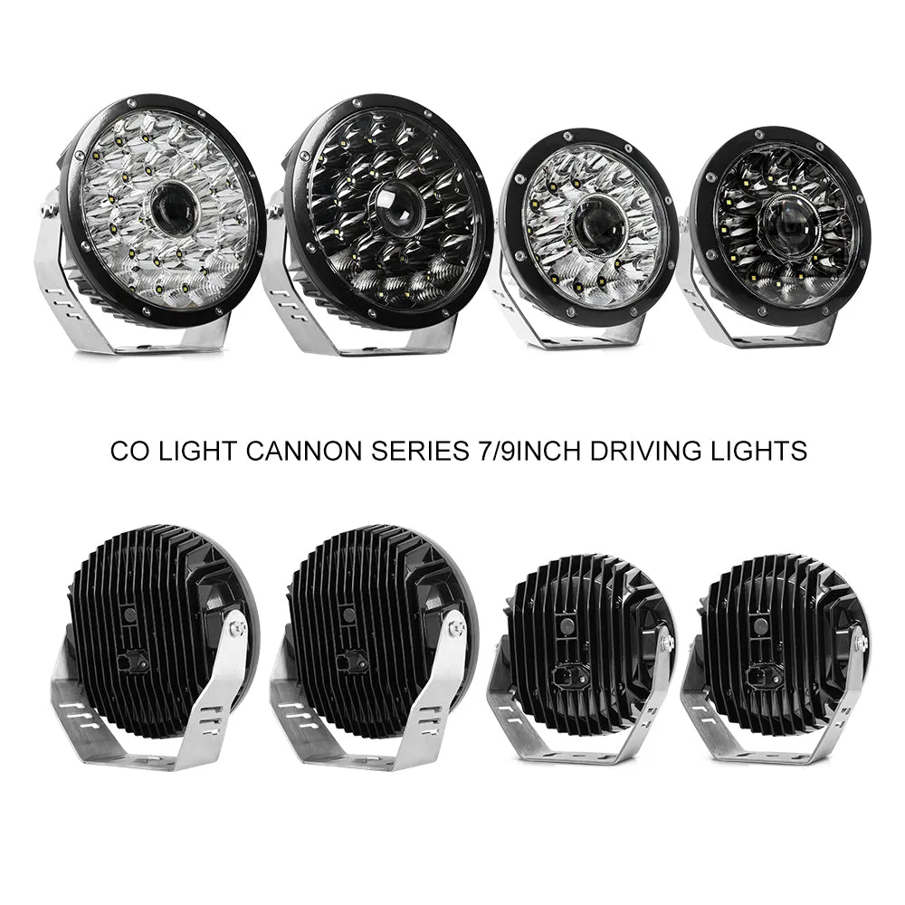 CO LIGHT Cannon Series 9inch Spot Offroad LED Driving Lights