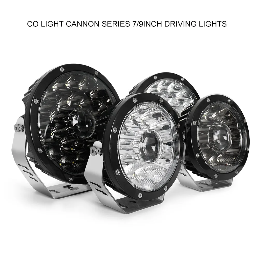 CO LIGHT Cannon Series 9inch Spot Offroad LED Driving Lights