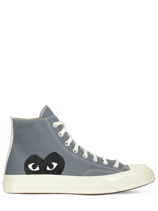 Comme des Garçons Play   Play Converse cotton high sneakers 