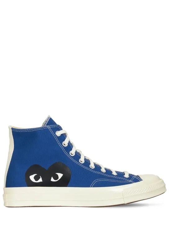 Comme des Garçons Play   Play Converse cotton high sneakers 