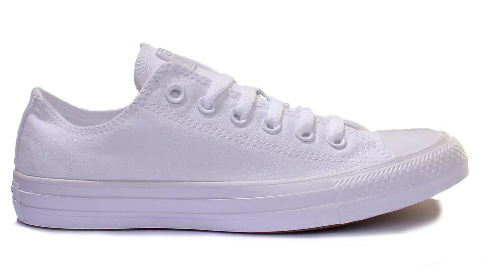 Converse 1U647 CT All Star Low Trainer In White Mono