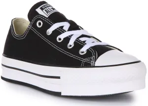 Converse All Star Lift 272857C In Black White For Junior