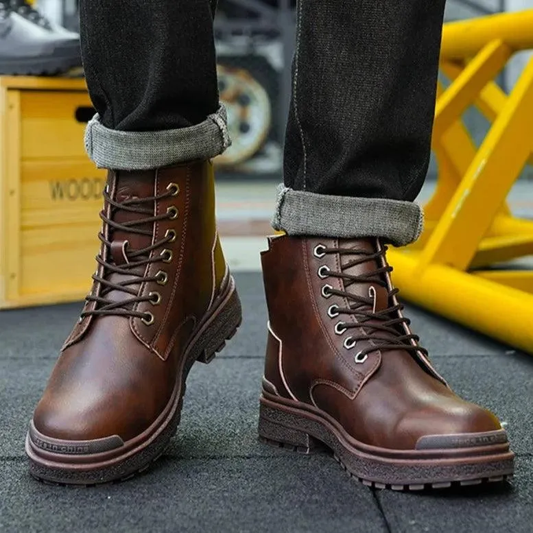 CS8843 Men's Casual Shoes: Safety Ankle Boots for Work