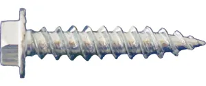 Daggerz 10" x 4" Hex Washer Head Metal Screws with Serrations Sheet - 1000 Qty