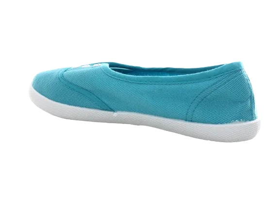 Damen Slipper Ballerina Loafer Mokassins Slip On Flats Freizeit Blue # 015