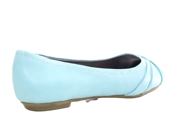 Damen Slipper Halbschuhe Ballerina Loafer Mokassins Slip On Flats Freizeit Blue # 2387