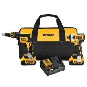 DeWalt DCK267M2 20V Max Li-Ion 2-Tool Compact Cordless Combo Kit