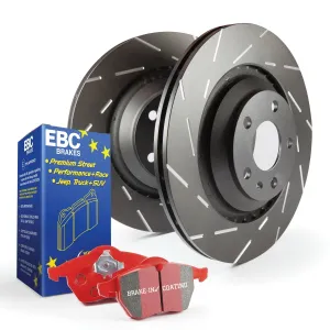 EBC Brakes S4KF1468 S4 Kits Redstuff and USR Rotor