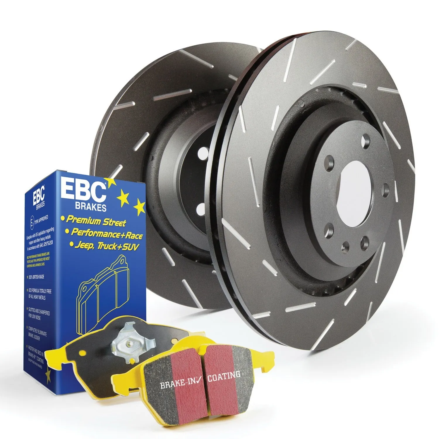 EBC Brakes S9KF1759 S9 Kits Yellowstuff and USR Rotors