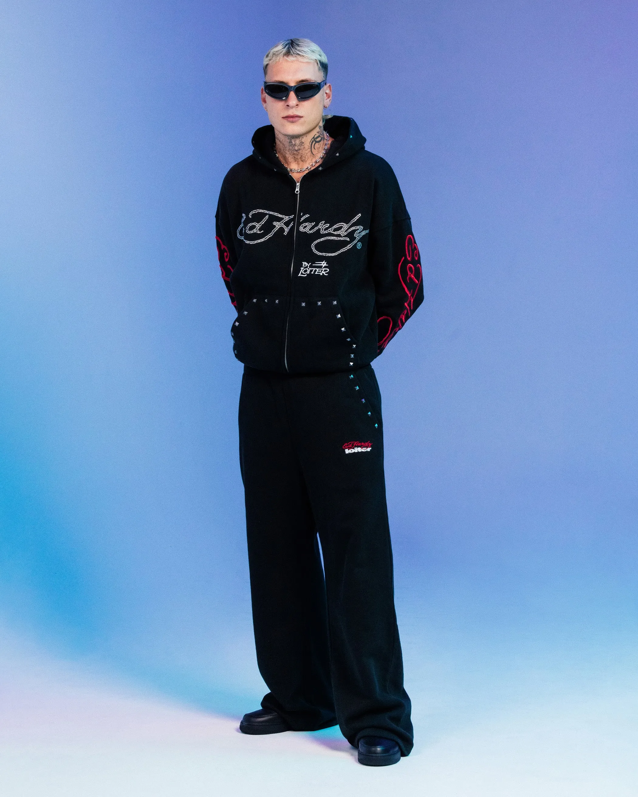 Ed Hardy By Loiter Track Pants Black