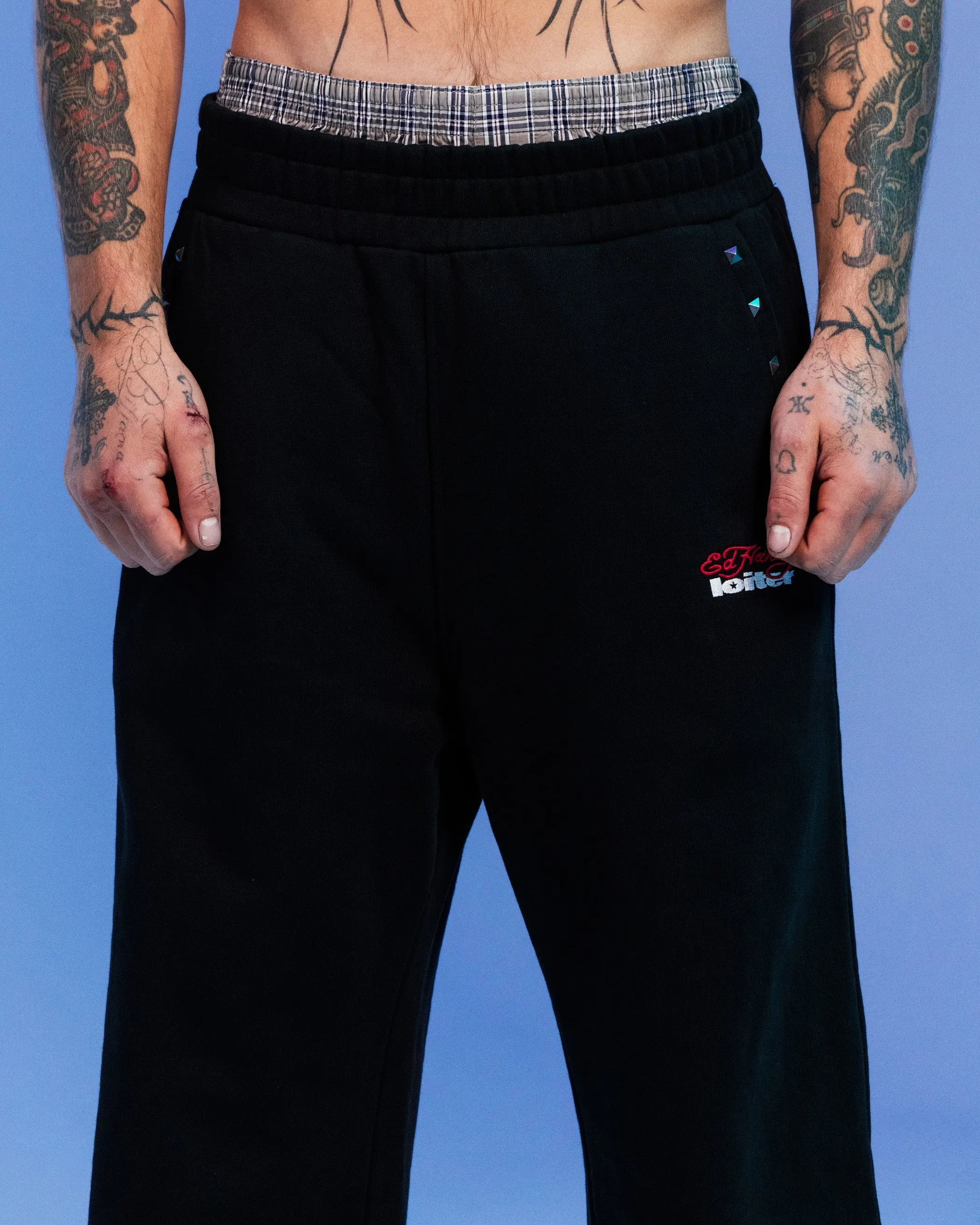 Ed Hardy By Loiter Track Pants Black