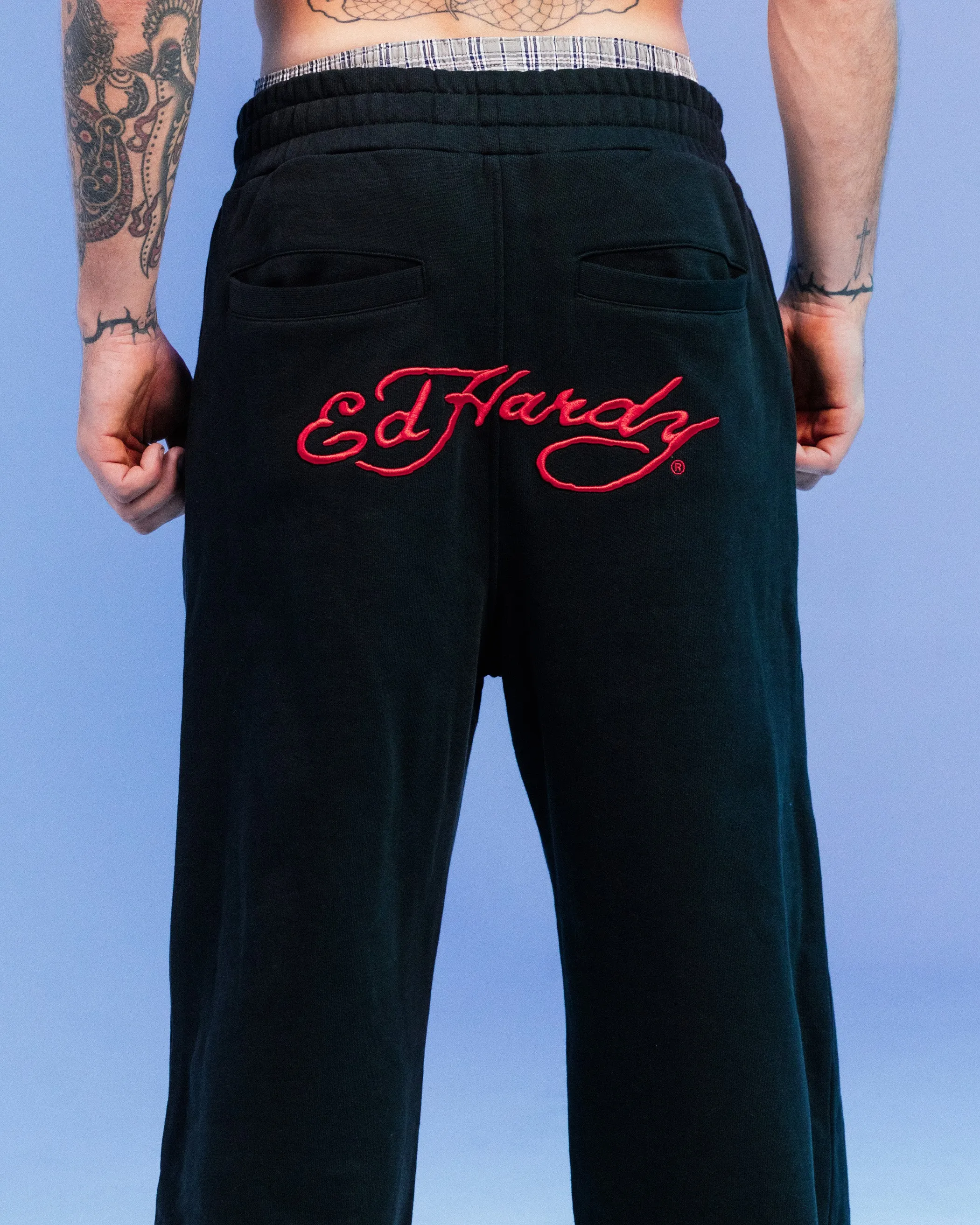 Ed Hardy By Loiter Track Pants Black