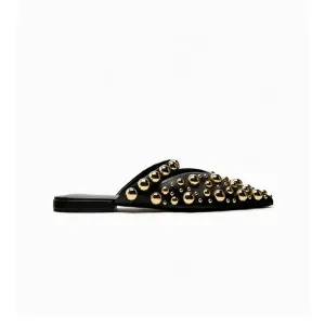 Gold Ball Studded Shoes