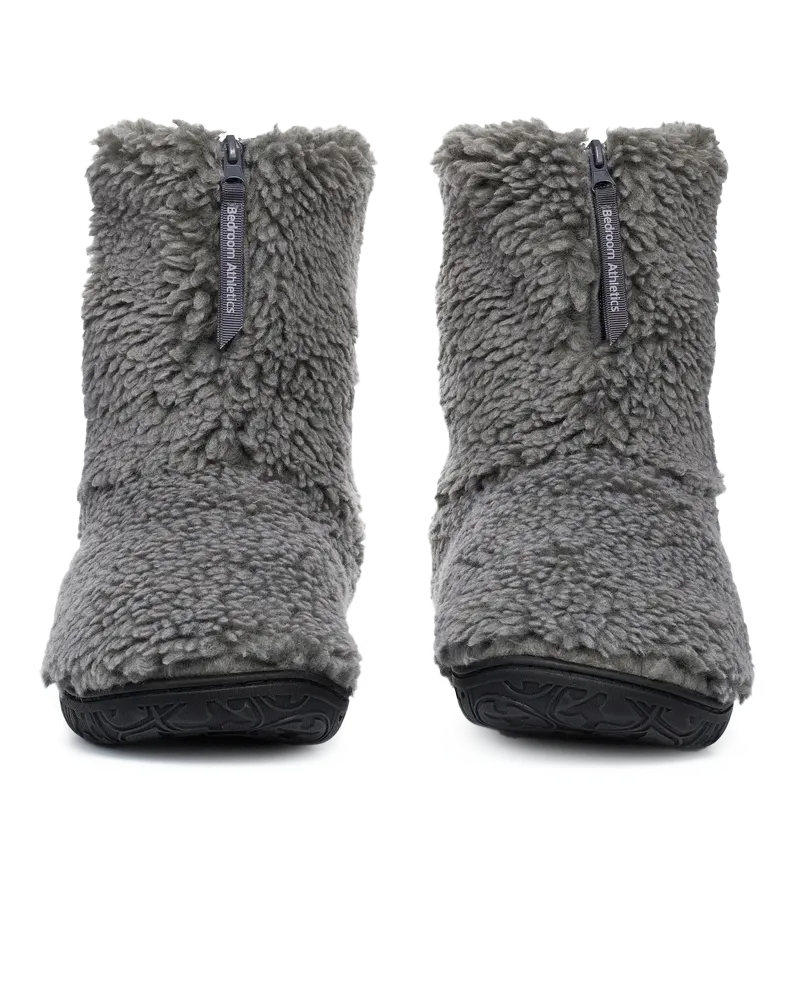 Gosling Snow Tipped Sherpa Slipper Boots in Washed Grey