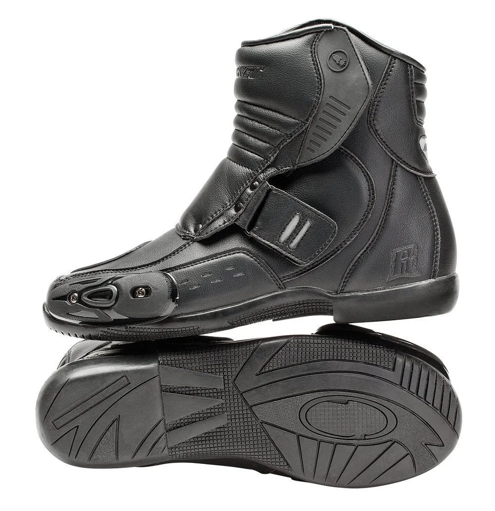 Joe Rocket Men's RAZOR Black Leather Boots