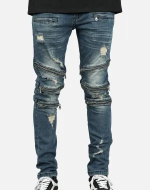 Kilogram KNEE ZIPPER JEANS