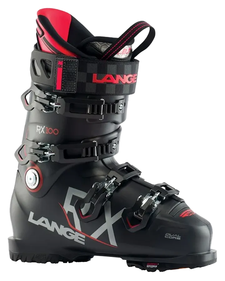 Lange RX 100 Gripwalk All Mountain Ski Boots  - Black / Red - 2023