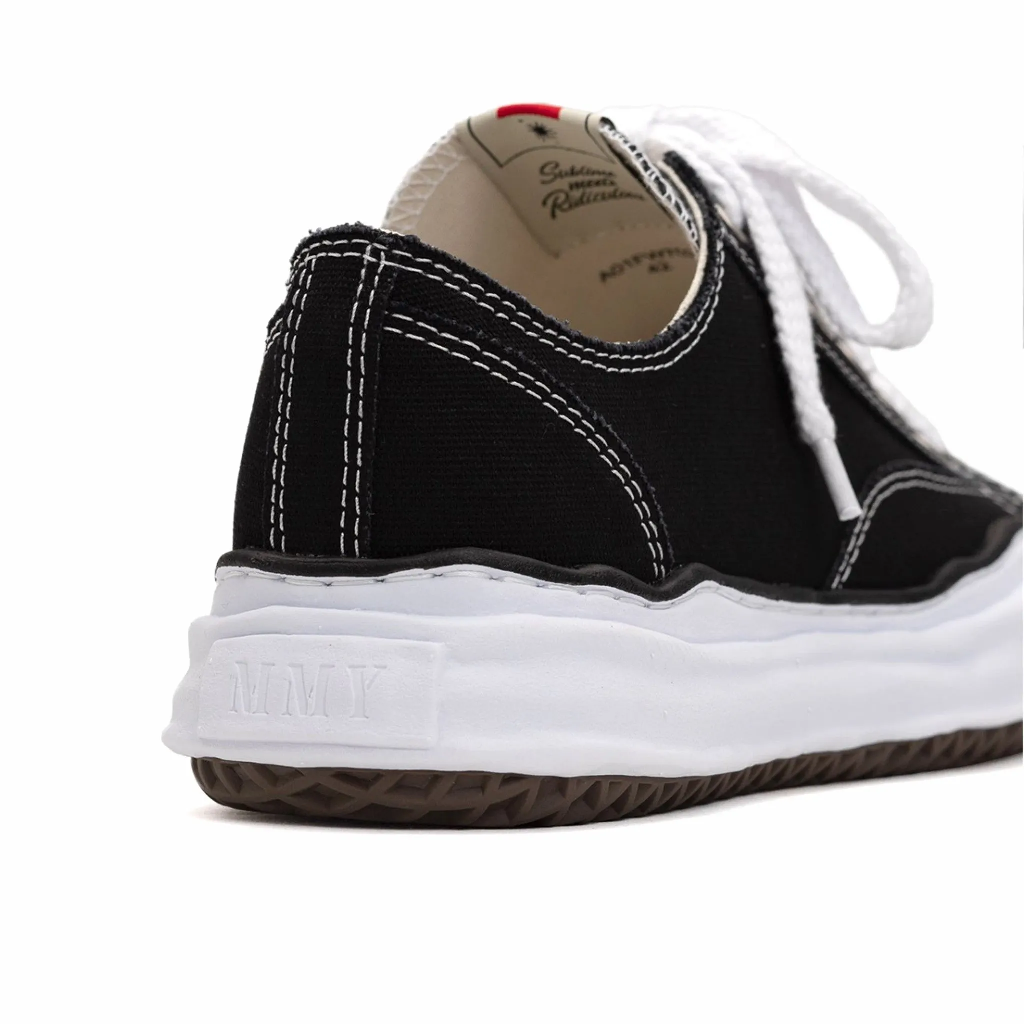 Maison MIHARA YASUHIRO "Peterson" OG Sole Canvas Low-Top Sneaker (Black)