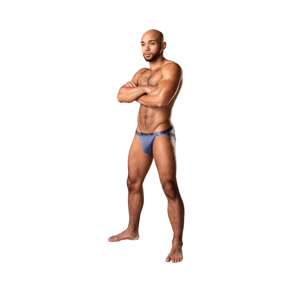 Male Power Infinite Comfort Amplifying Strappy Jock Periwinkle S/M