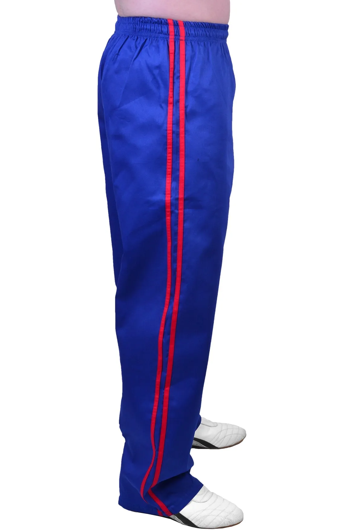 MAR-088B | Blue & Red Kickboxing & Freestyle Two-Striped Trousers