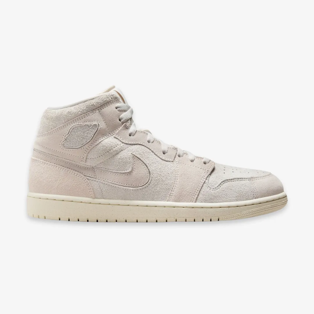 mens jordan 1 mid se craft (pale ivory/sail)