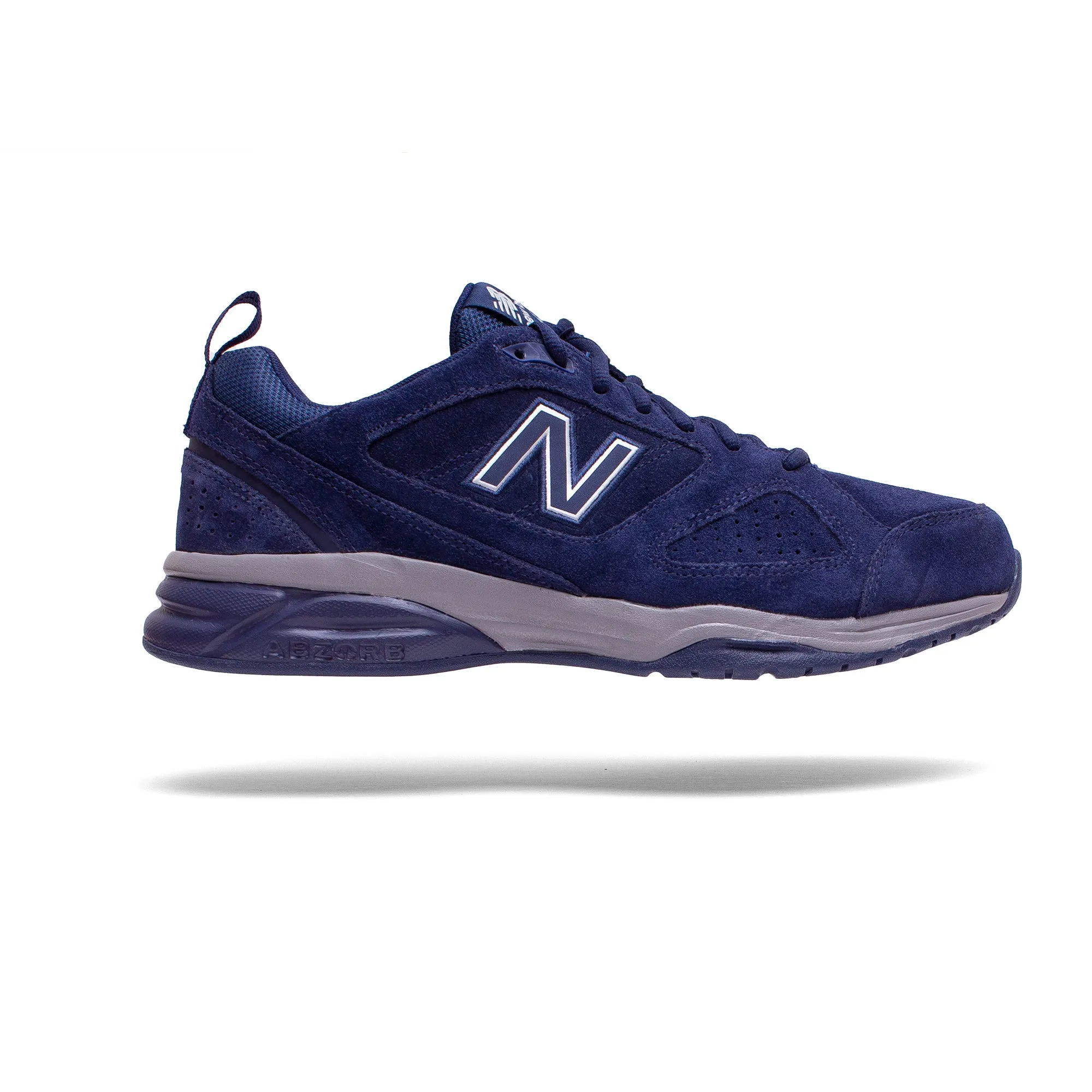 Mens New Balance Wide Fit MX624NV4 Navy Trainers - By Wide Fit Shoes ABZORB