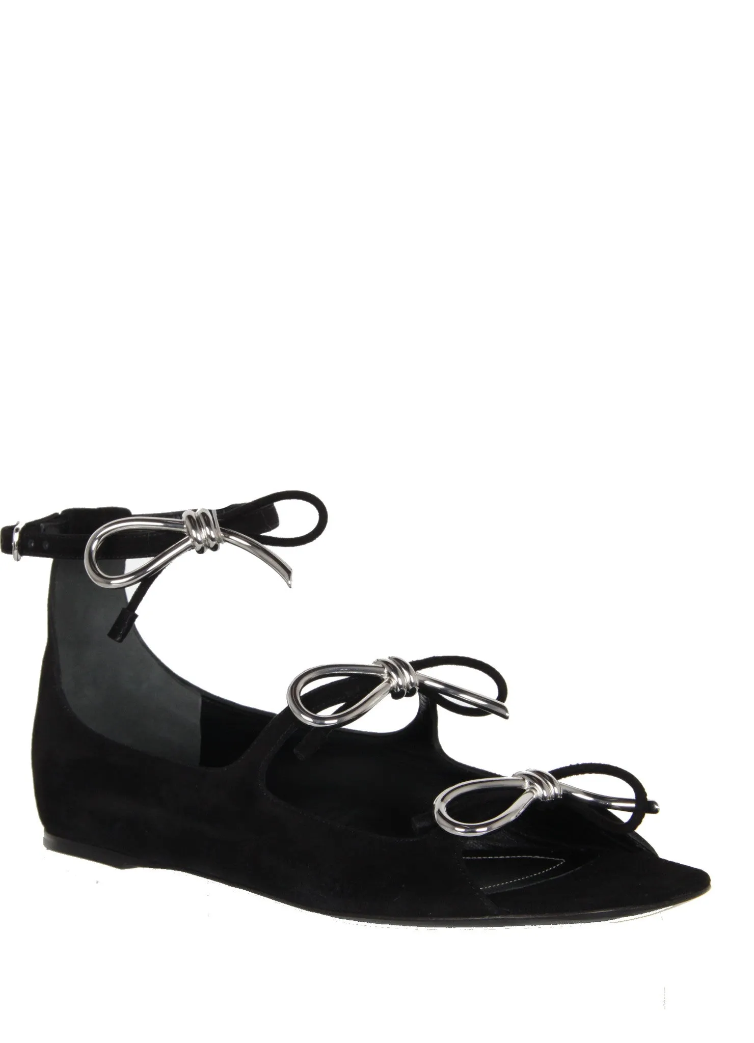 Metal Bow Flats, Black