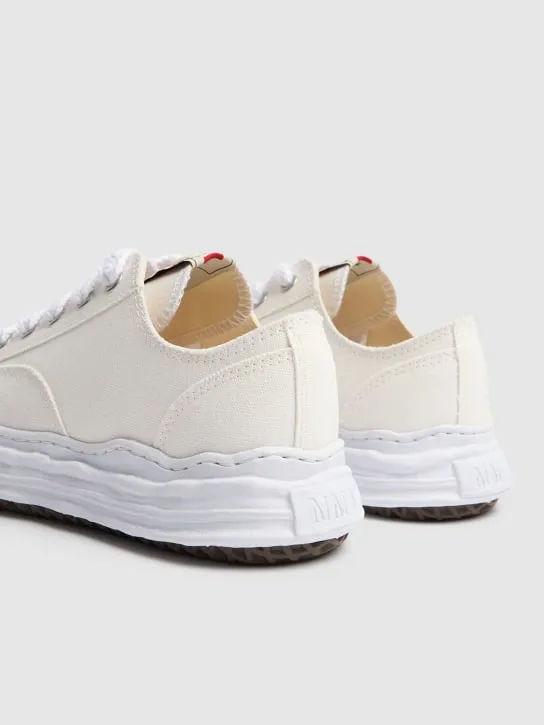 Mihara Yasuhiro   Hank canvas low sneakers 