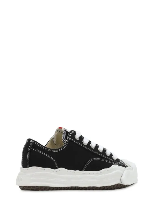 Mihara Yasuhiro   Hank canvas low sneakers 