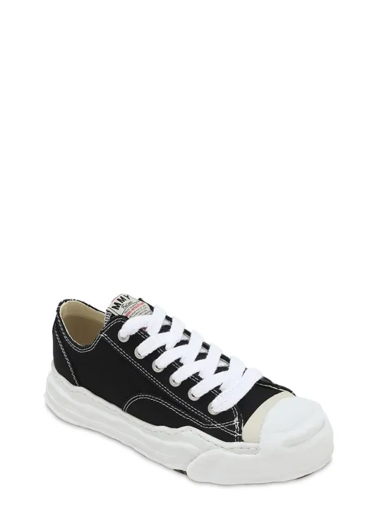 Mihara Yasuhiro   Hank canvas low sneakers 