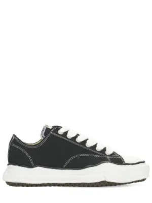 Mihara Yasuhiro   Peterson canvas low sneakers 