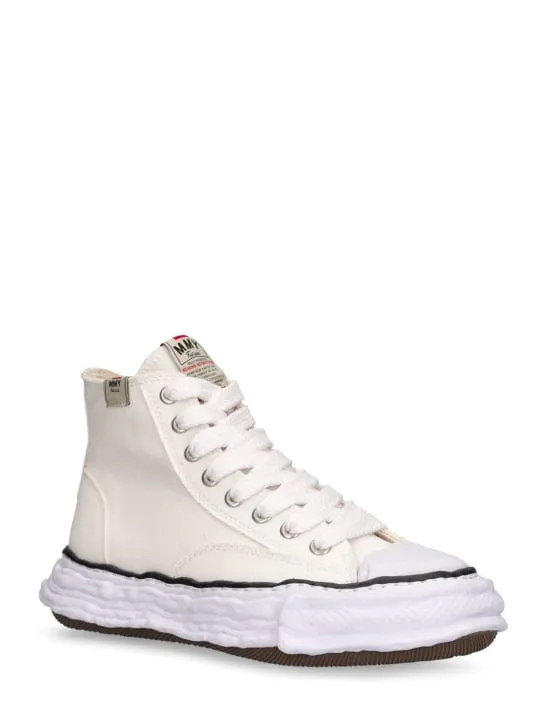 Mihara Yasuhiro   Peterson High 23 OG sole canvas sneakers 