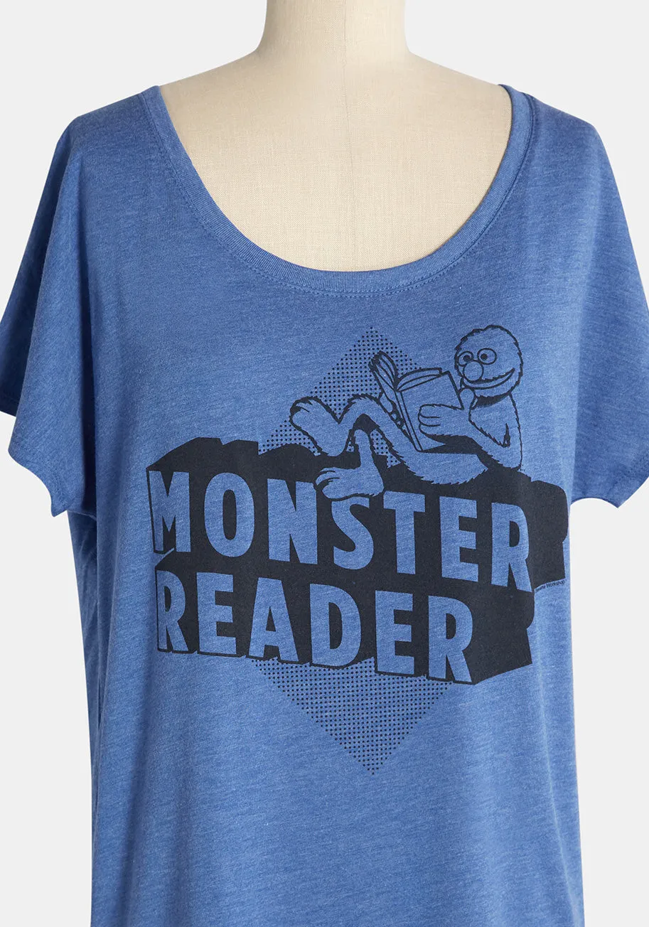 Monster Reader Graphic Tee