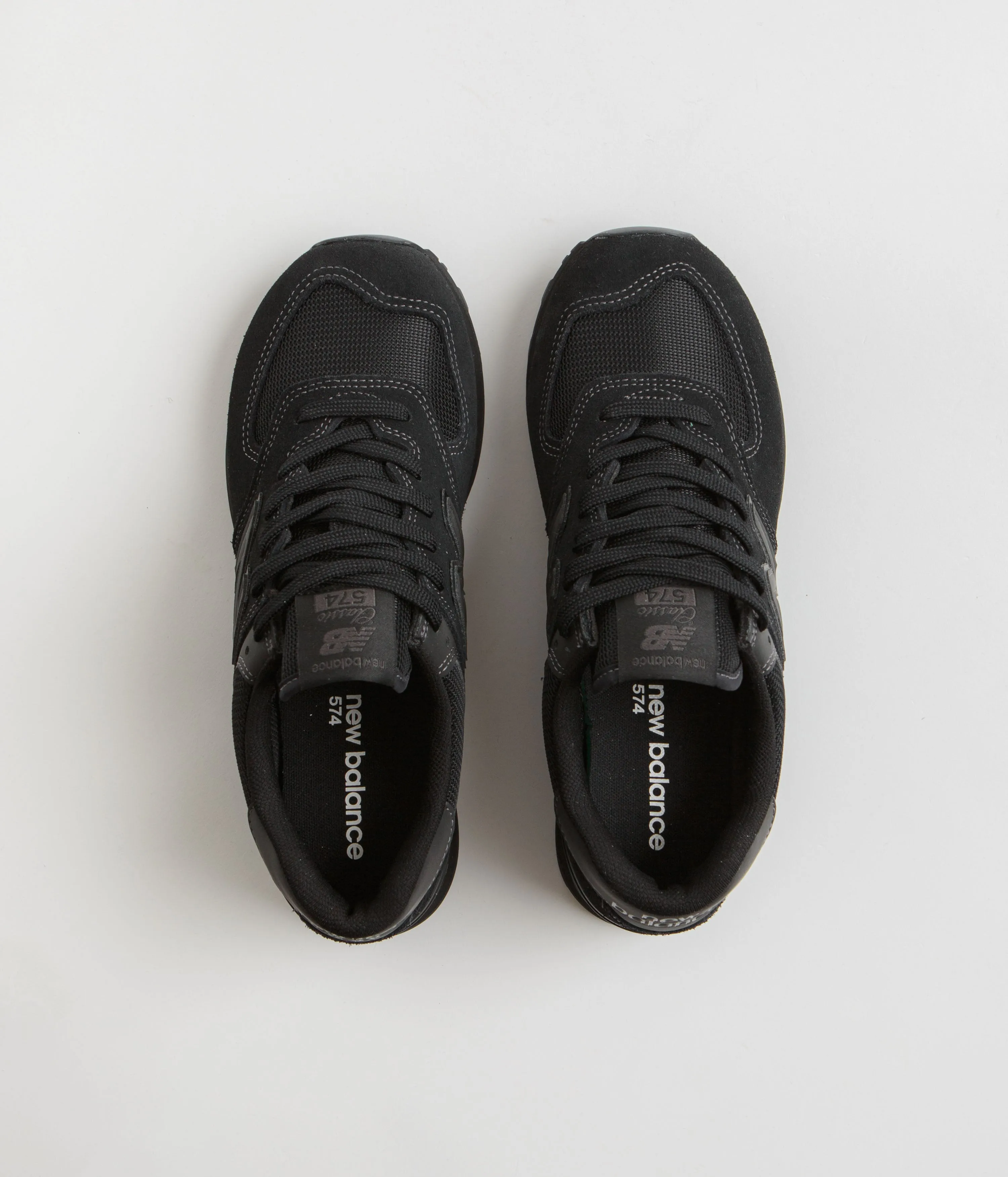 New Balance 574 Shoes - Black / Black