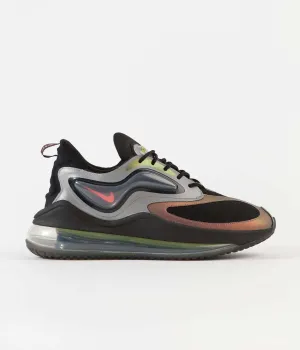 Nike Air Max Zephyr EOI Shoes - Metallic Silver / Bright Crimson - Black