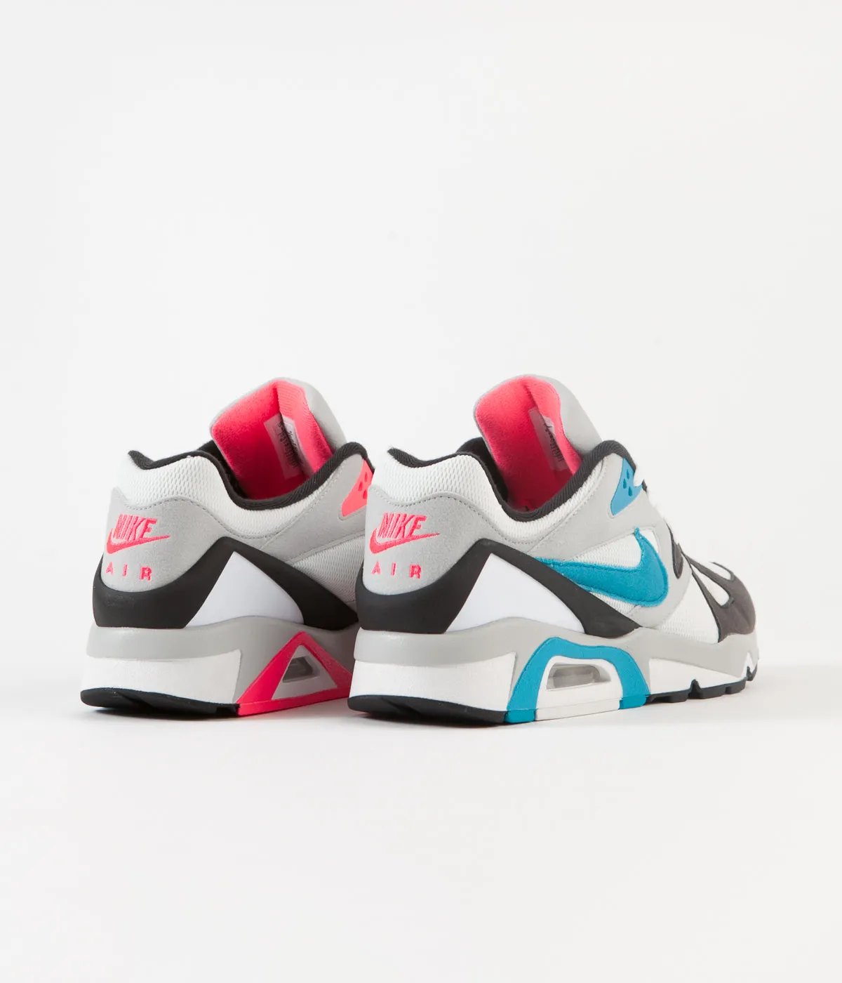 Nike Air Structure OG Shoes - Summit White / Neo Teal - Black - Infrared