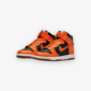 Nike Dunk High (GS) Black Safety Orange DB2179-004