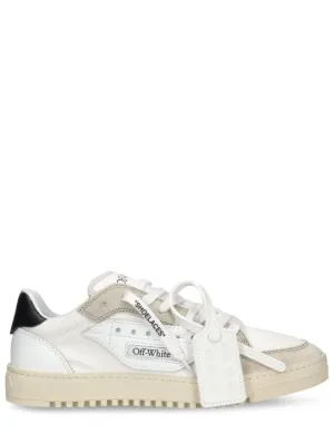 Off-White   5.0 leather sneakers 