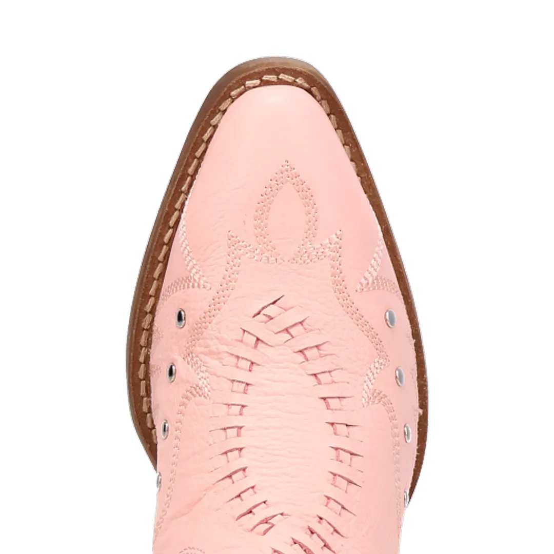 Online Exclusive | Dingo | Precious Leather Bootie in Pink **PREORDER