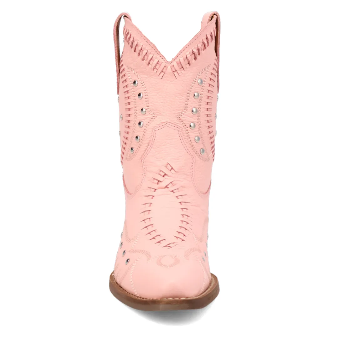 Online Exclusive | Dingo | Precious Leather Bootie in Pink **PREORDER