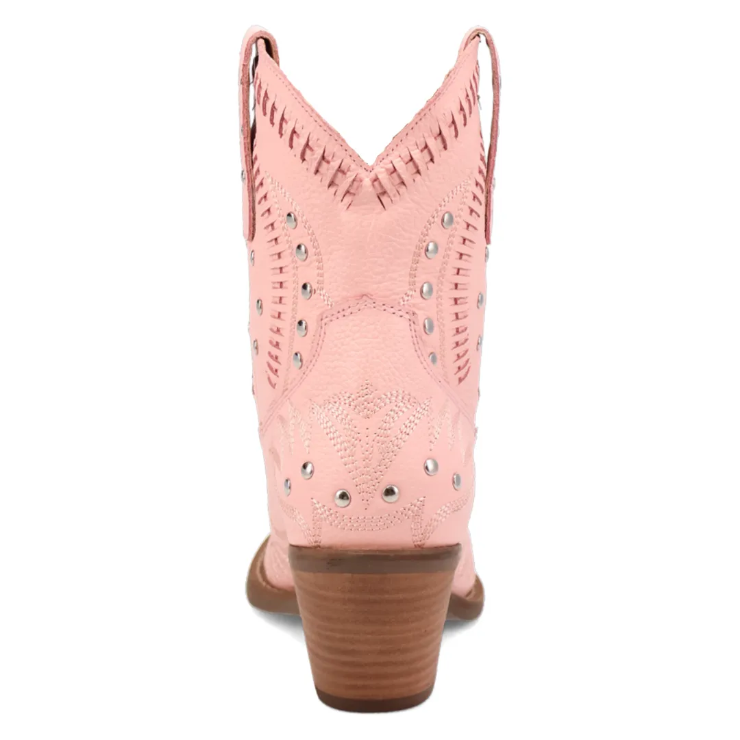 Online Exclusive | Dingo | Precious Leather Bootie in Pink **PREORDER